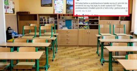 Tej lekcji nigdy nie zapomni. "Kazała wyrzucić piórniki do śmietnika"