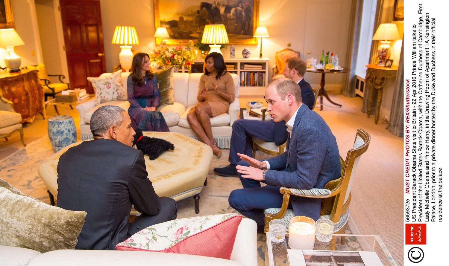 Wnętrza Apartamentu 1A w Pałacu Kensington, w którym mieszkają księżna Kate i książe William