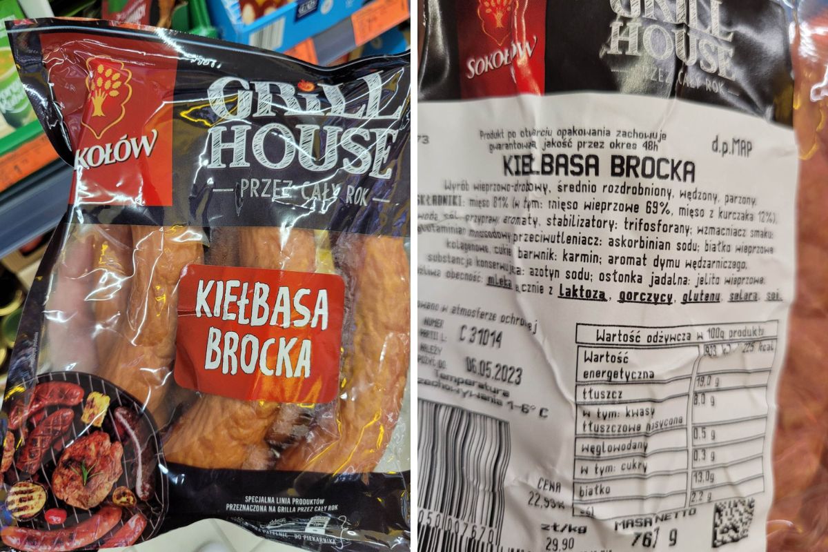 Sokołów. Kiełbasa brocka