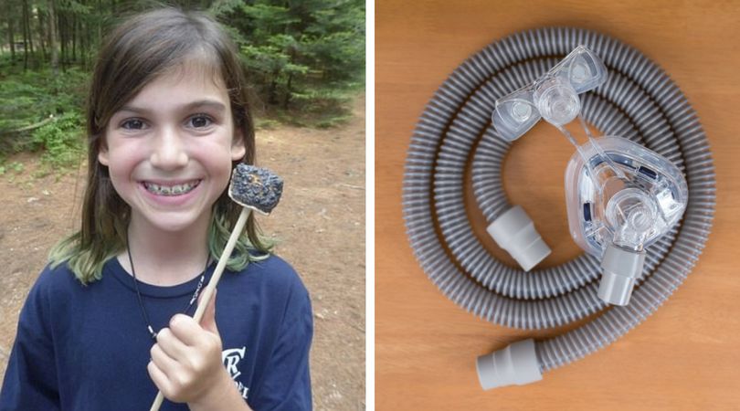 (123rf.com) CPAP każdego dnia sprawia, że Mia i jej rodzice mogą spać spokojnie