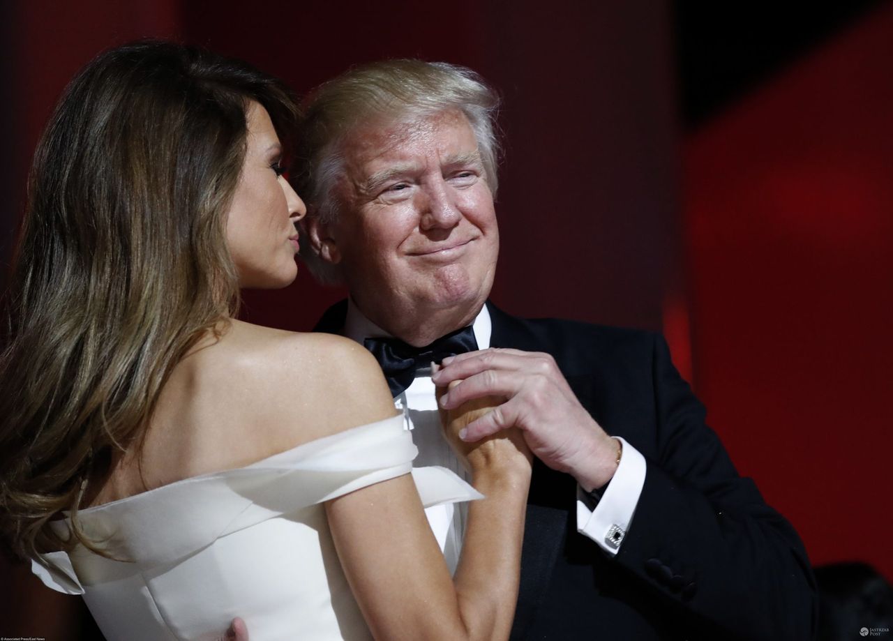 Donald Trump i Melania - pierwszy taniec po zaprzysiężeniu