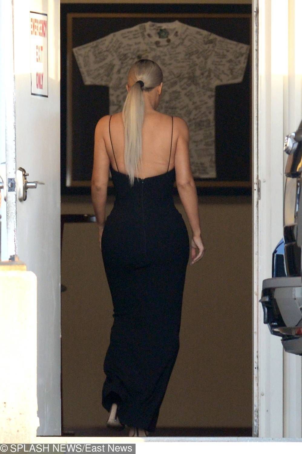 Kim Kardashian na ślubie Sereny Williams