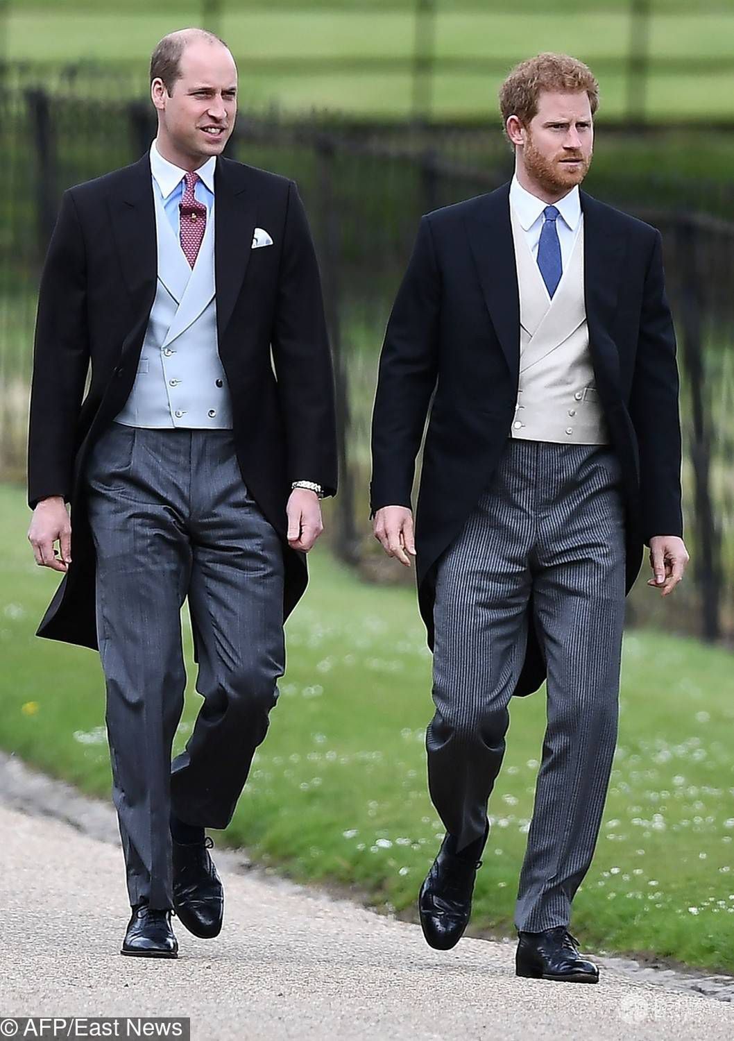 Książę William i książę Harry na ślubie Pippy Middleton