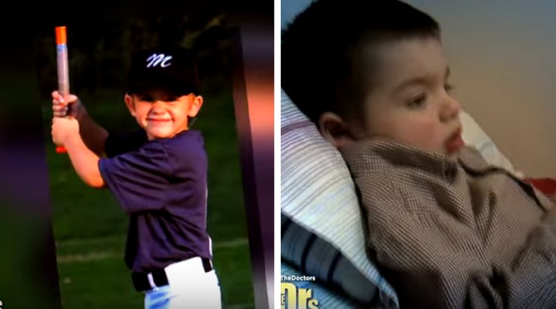 Chłopiec upadł podczas zabawy z bratem