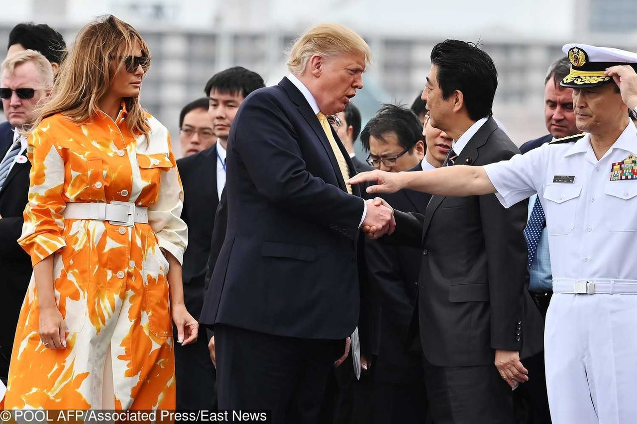 Melania Trump podczas wizyty w Japonii