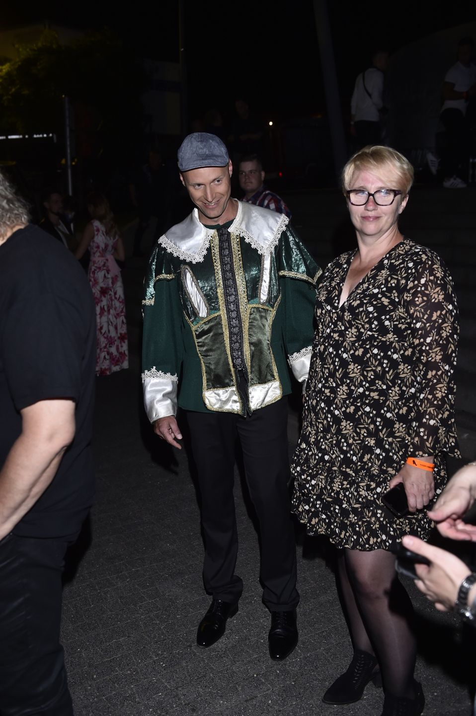 Krzysztof Krawczk junior z partnerką - festiwal w Mrągowie