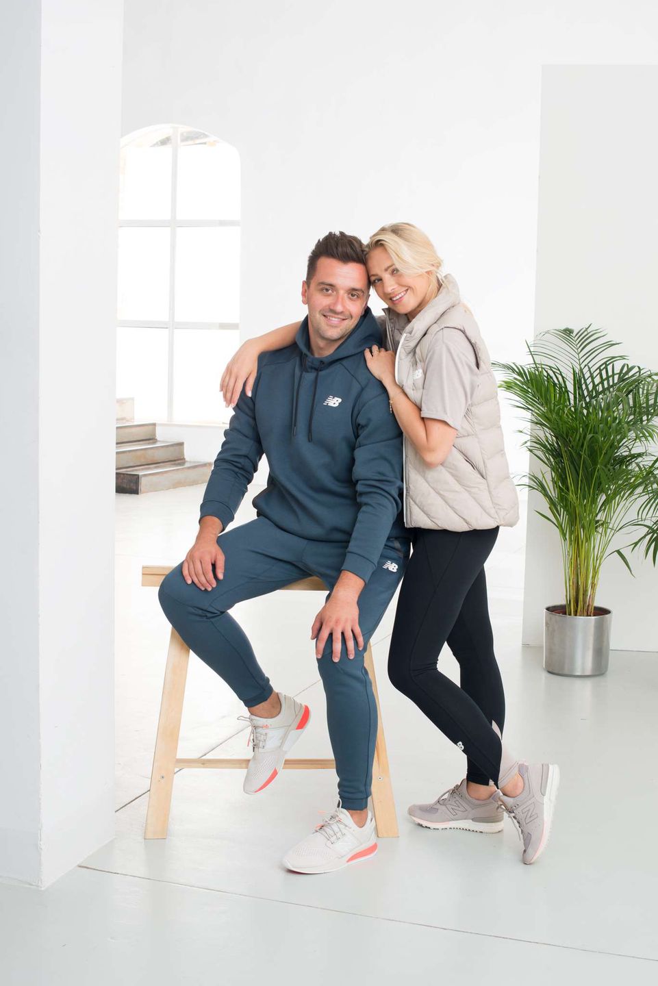 Basia Kurdej-Szatan i Rafał Szatan w kampanii reklamowej New Balance