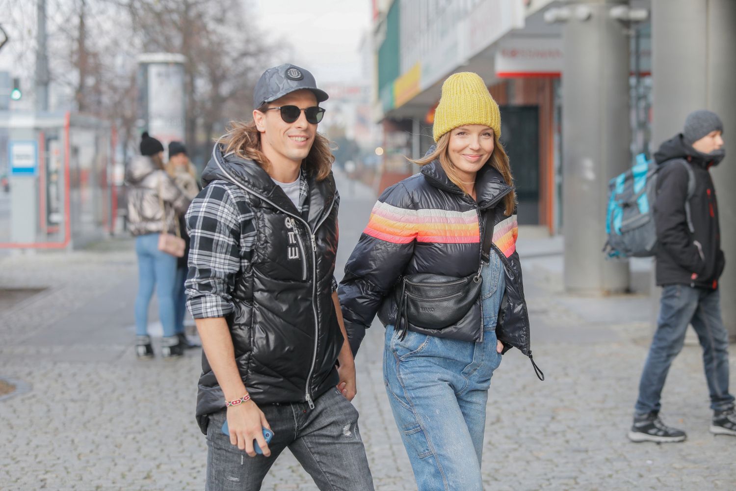 Agnieszka Włodarczyk i jej partner w "Dzień dobry TVN"
