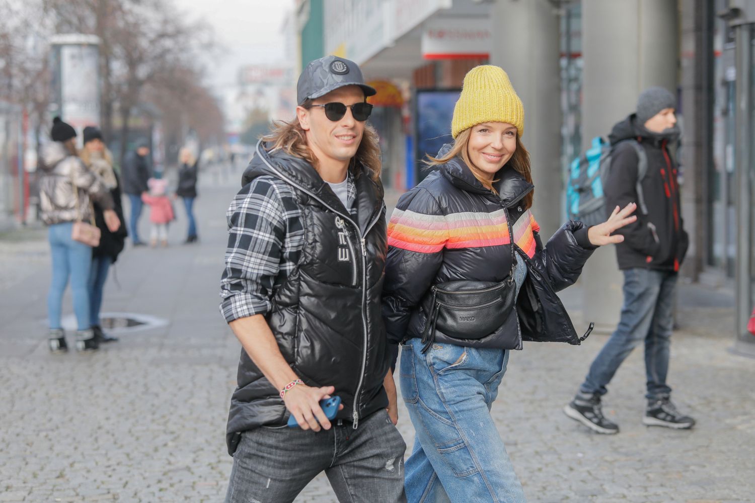 Agnieszka Włodarczyk i jej partner w "Dzień dobry TVN"