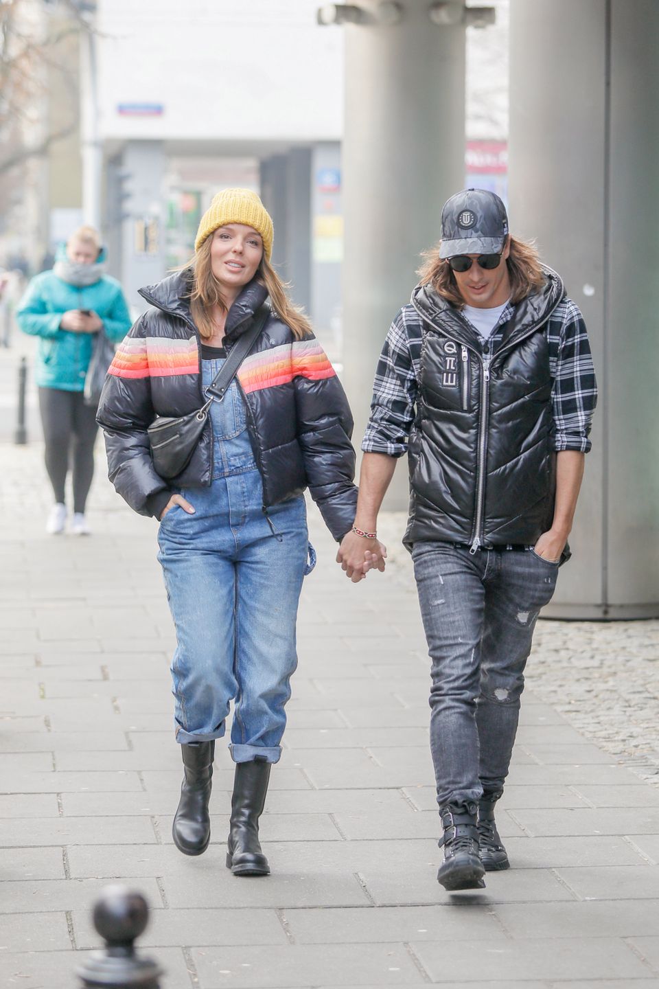 Agnieszka Włodarczyk i jej partner w "Dzień dobry TVN"