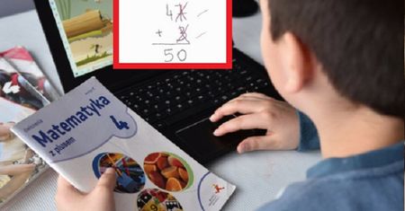 ''Ręce opadają''. Nauczycielka pokazała zadanie z matematyki