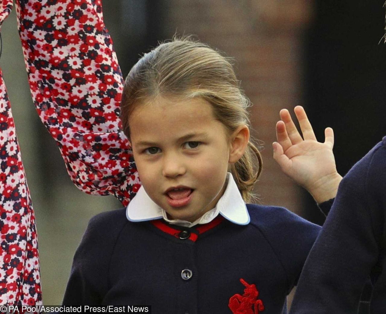 Księżniczka Charlotte na rozpoczęciu roku szkolnego