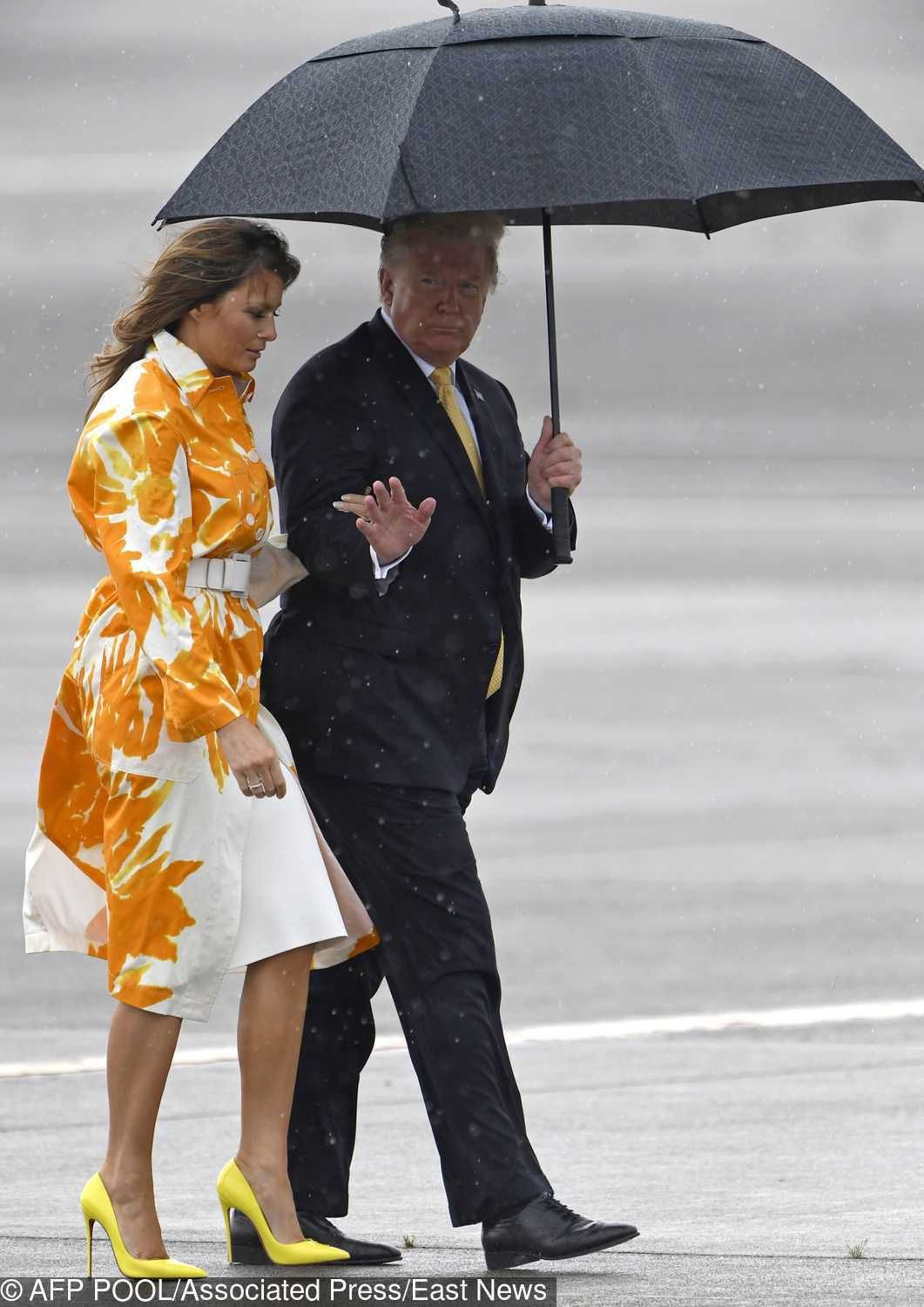 Donald i Melania Trump z wizyt? w Japonii