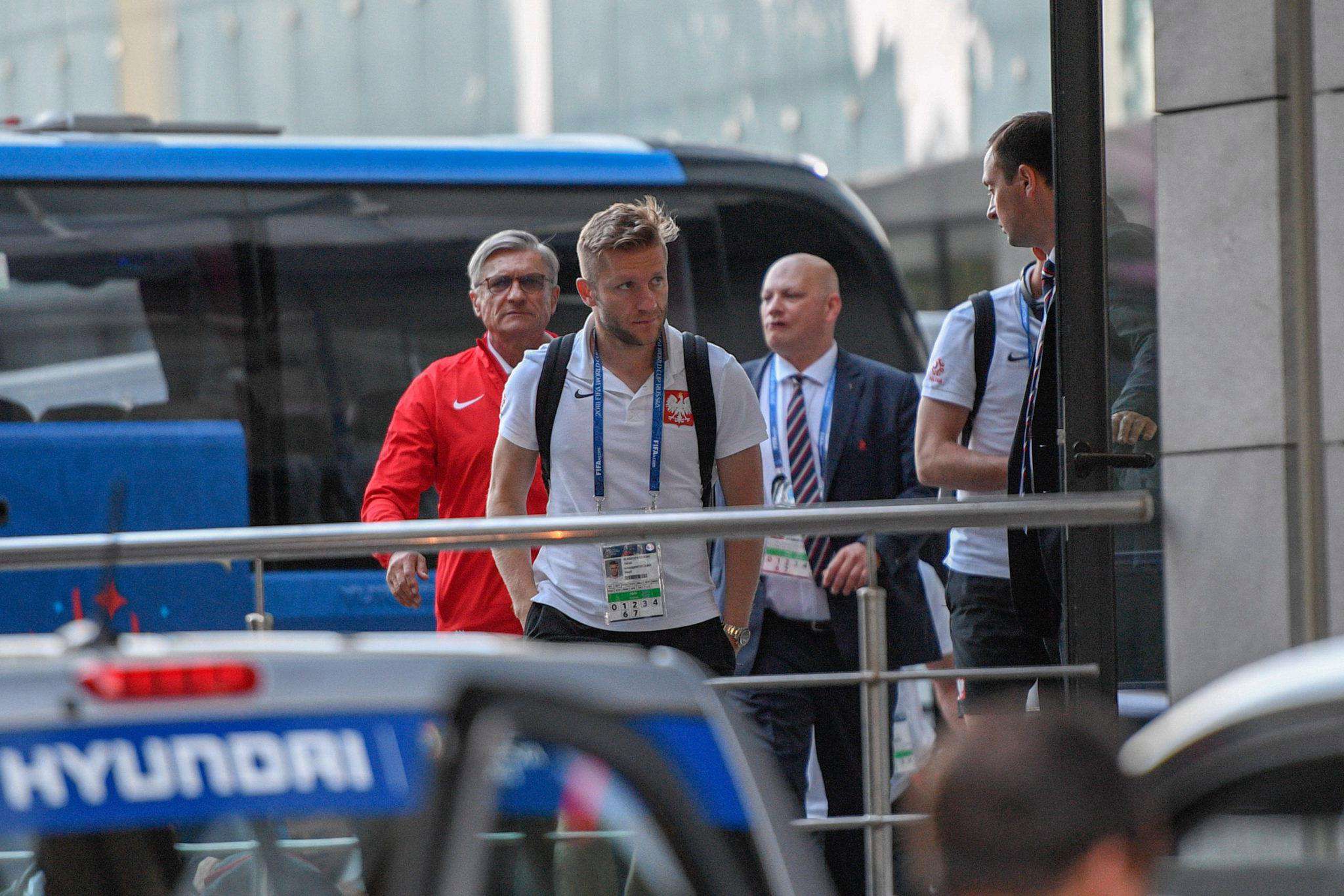 Smutny Kuba Błaszczykowski po meczu Polska-Kolumbia na Mundialu 2018