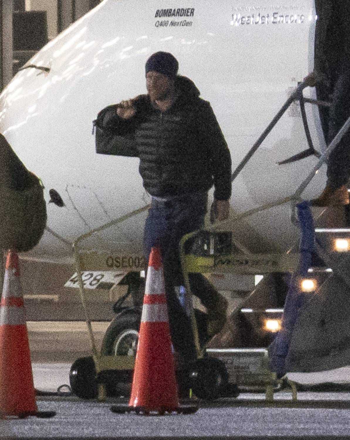 Książę Harry na lotnisku w Kanadzie