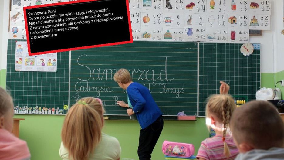 Pokazała, co chce odpisać nauczycielce. "Czasem trudno mi uwierzyć, że takie teksty piszą rodzice"
