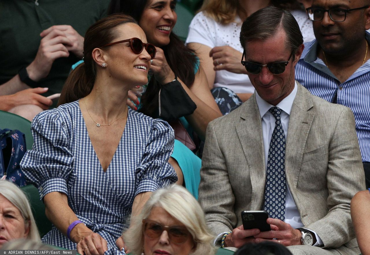 Pippa Middleton i James Matthews na Wimbledonie