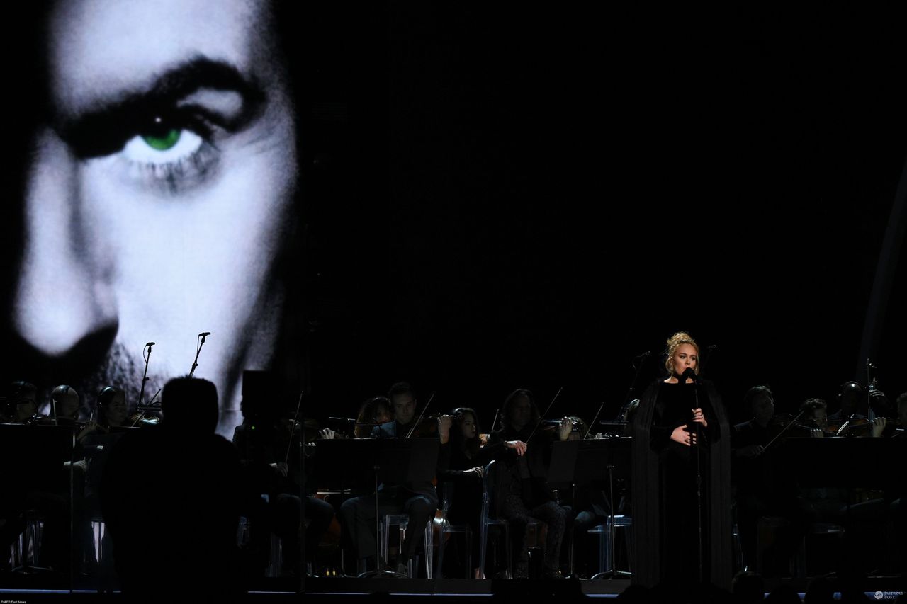 Adele na Grammy 2017 - występ tribute dla George'a Michaela