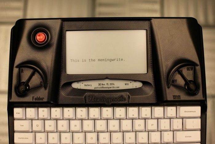 Hemingwrite – maszyna do pisania na papierze… elektronicznym