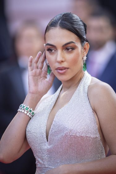 Georgina Rodriguez na premierze filmu "Elvis" w Cannes 2022