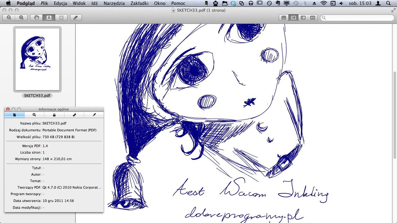 PDF niestety jest jednostronicowy