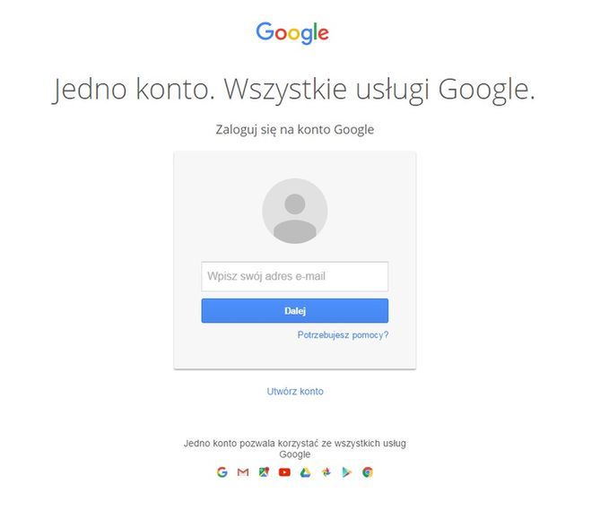 logowanie konto google 