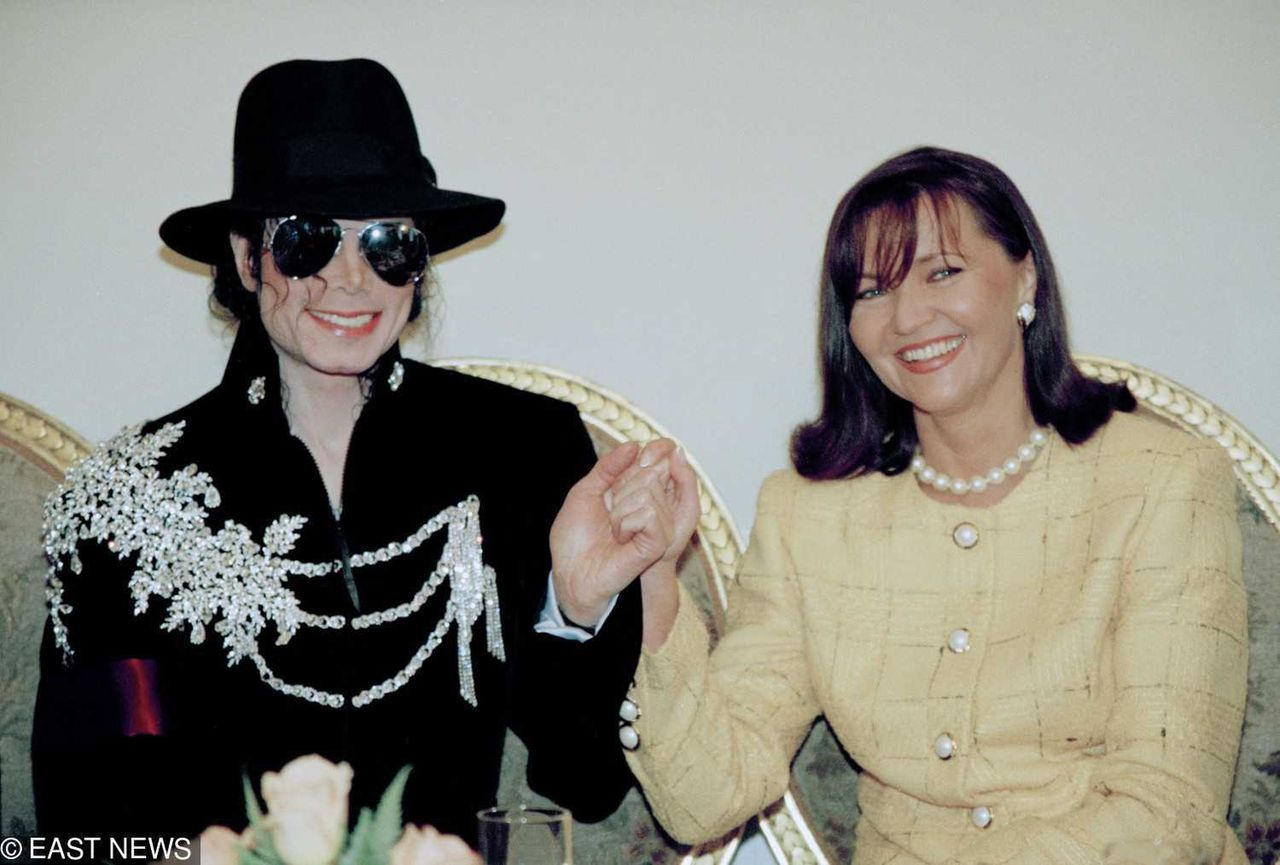Jolanta Kwaśniewska i Michael Jackson