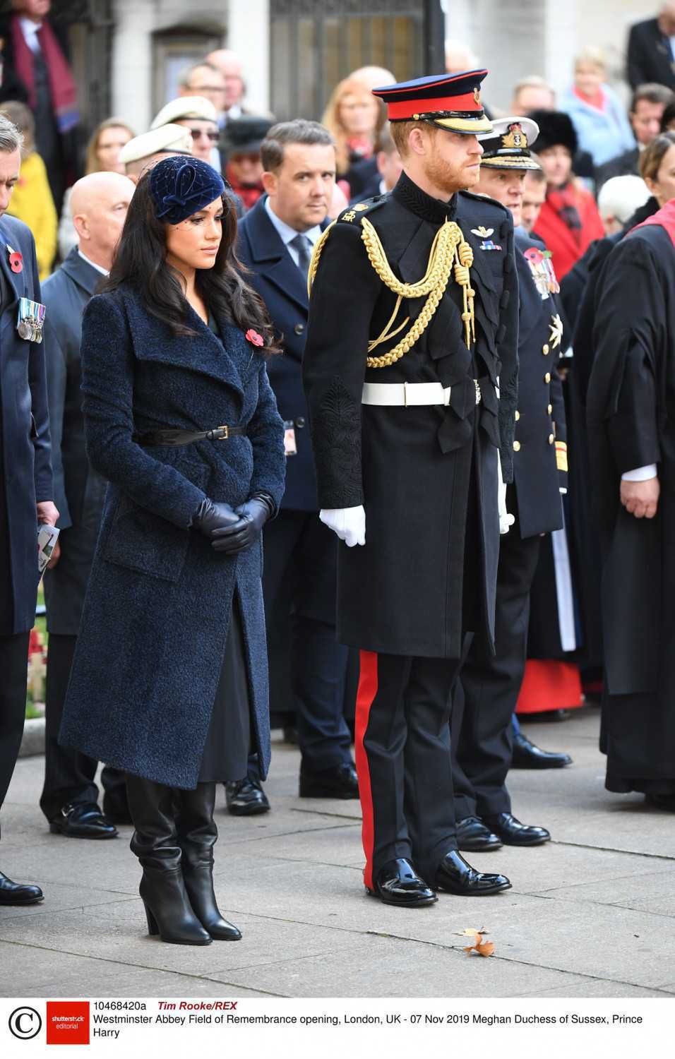 Meghan Markle i książę Harry wzięli udział w uroczystości upamiętniającej ofiary wojenne
