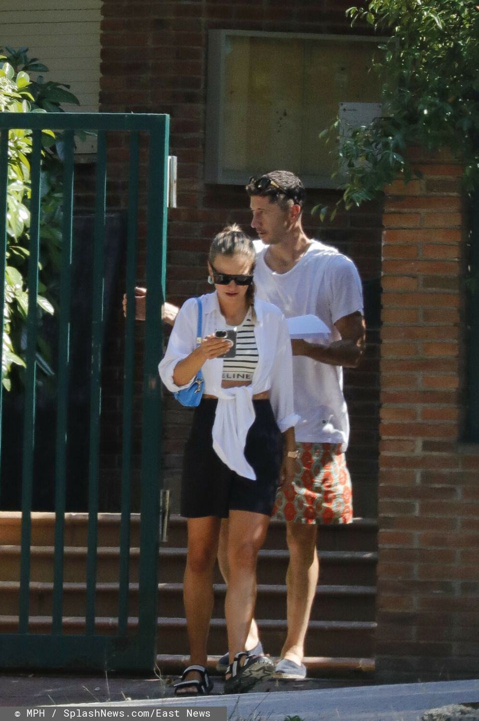 Anna i Robert Lewandowscy w Barcelonie