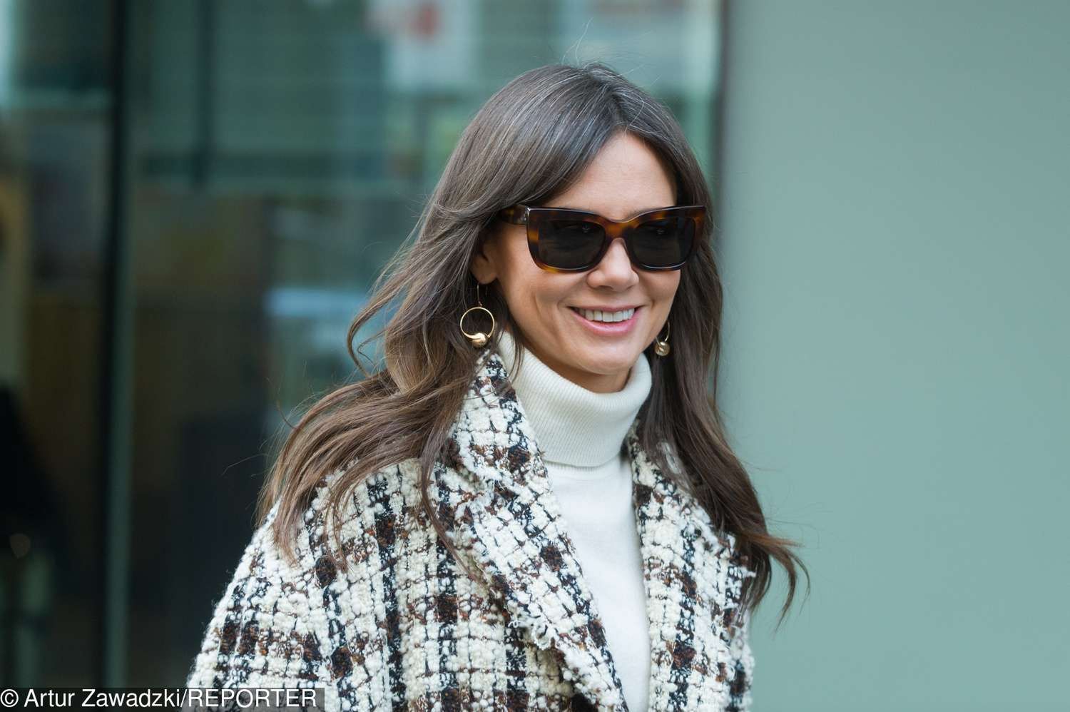 Kinga Rusin w zimowej stylizacji