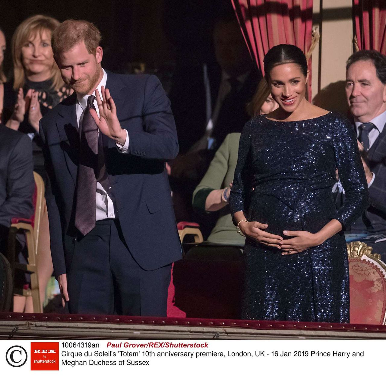 Meghan Markle i książę Harry w Royal Albert Hall na pokazie Cirque de Soleil