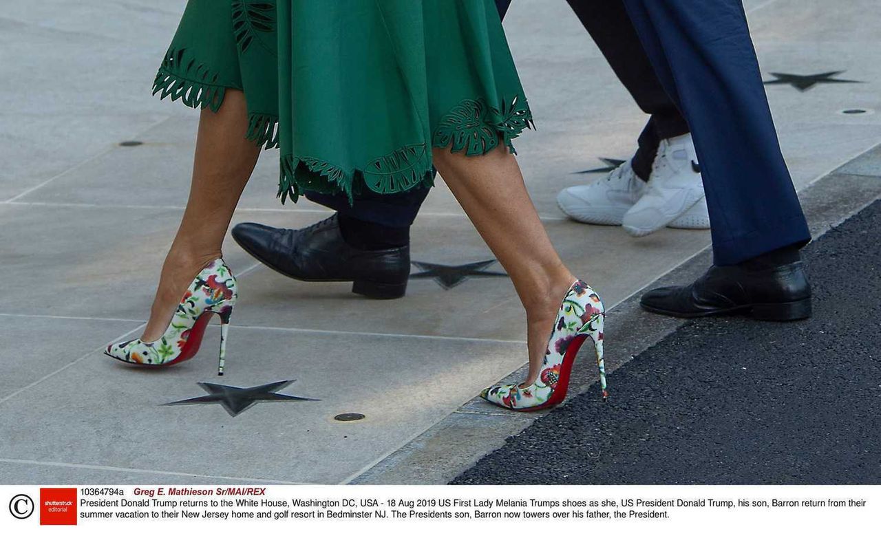 Melania Trump w szpilkach Christian Louboutin