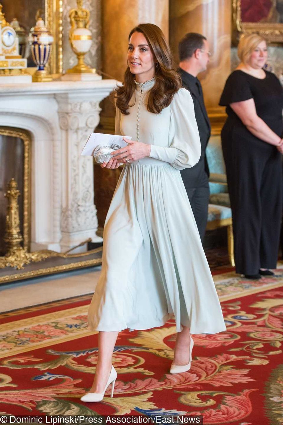 Księżna Kate na przyjęciu w pałacu Buckingham