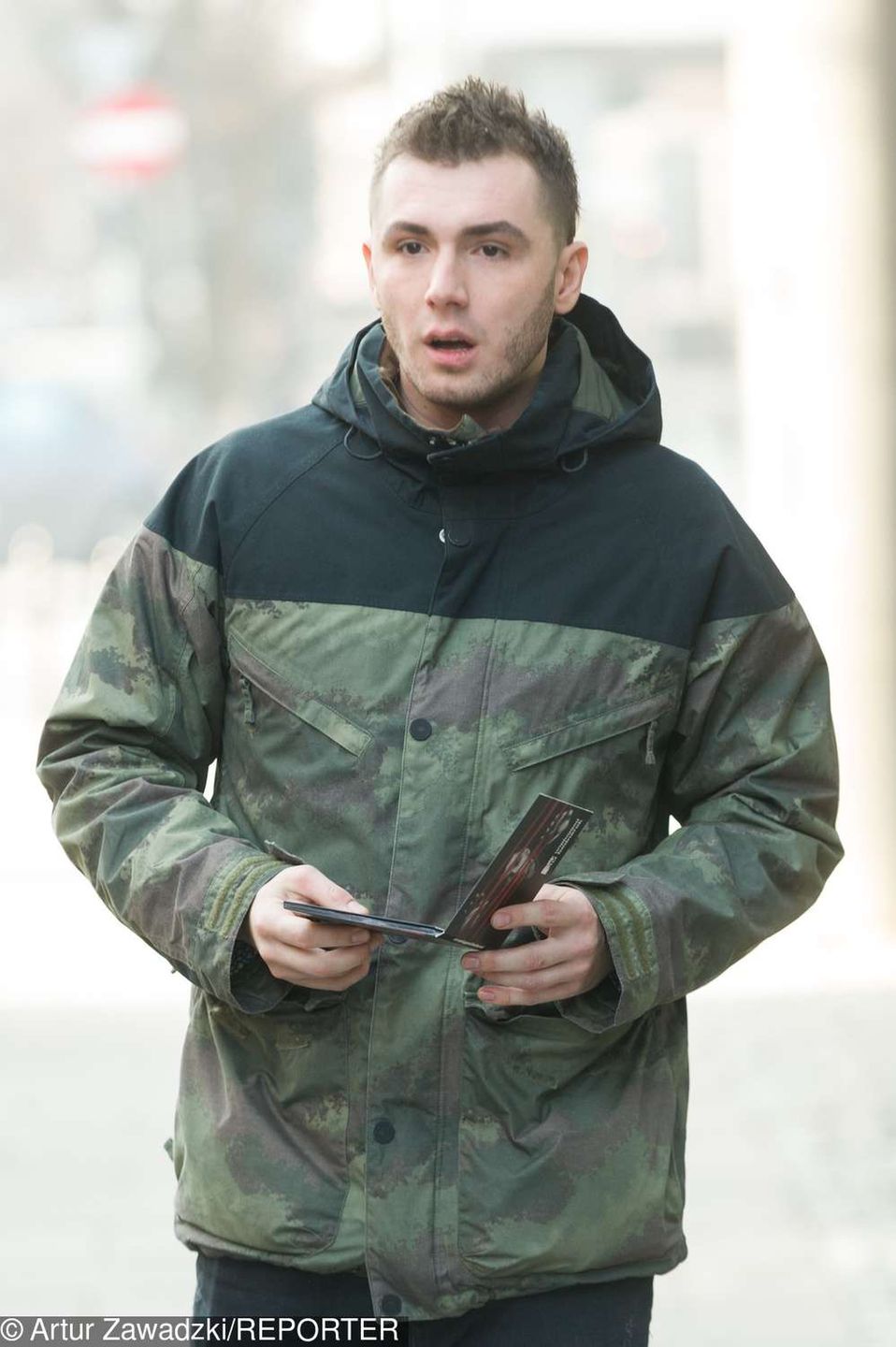 Kamil Bednarek w krótkich włosach