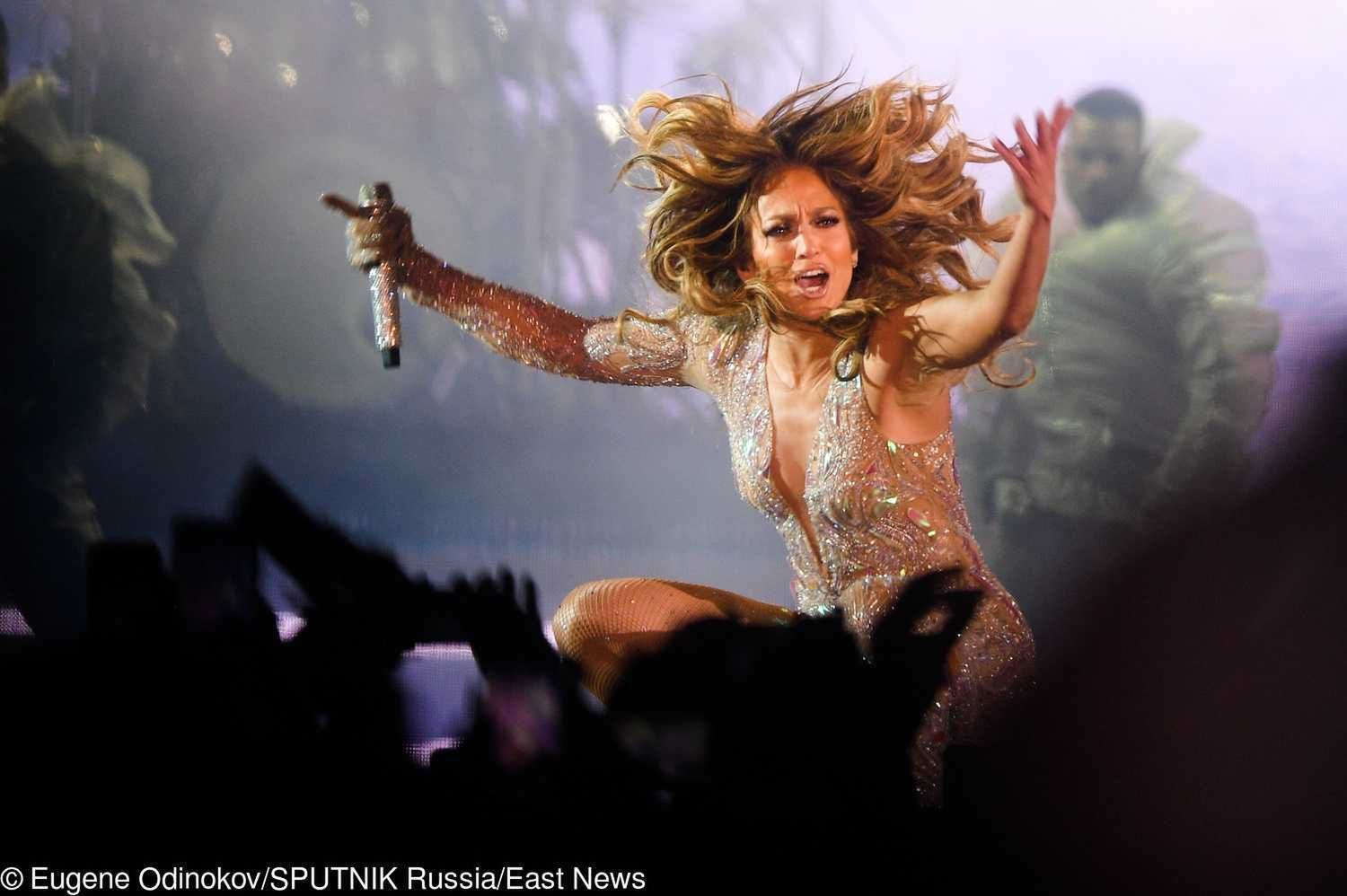 Koncert Jennifer Lopez na stadionie w Moskwie