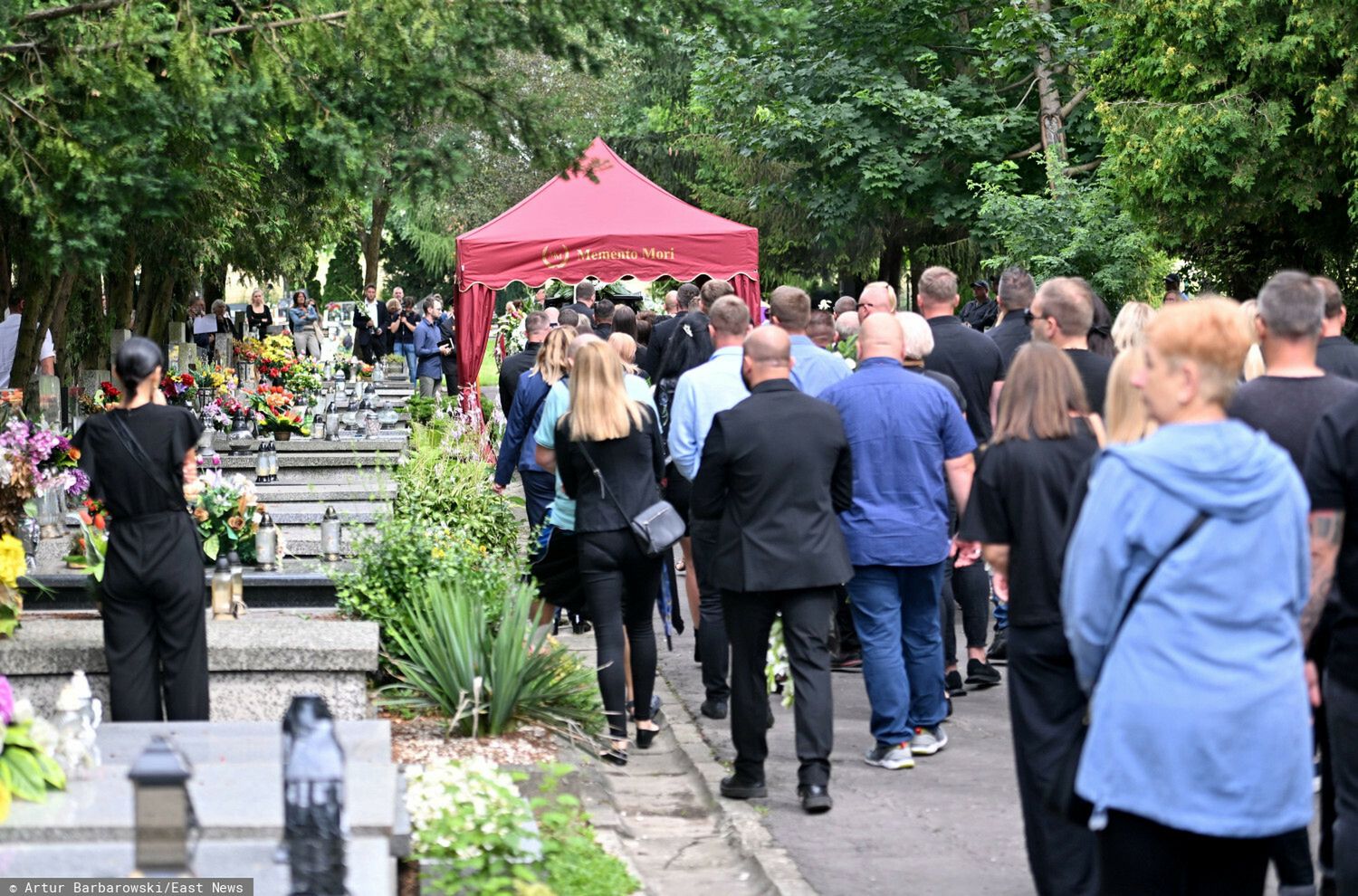 pogrzeb Patryka Perettiego fot. East News
