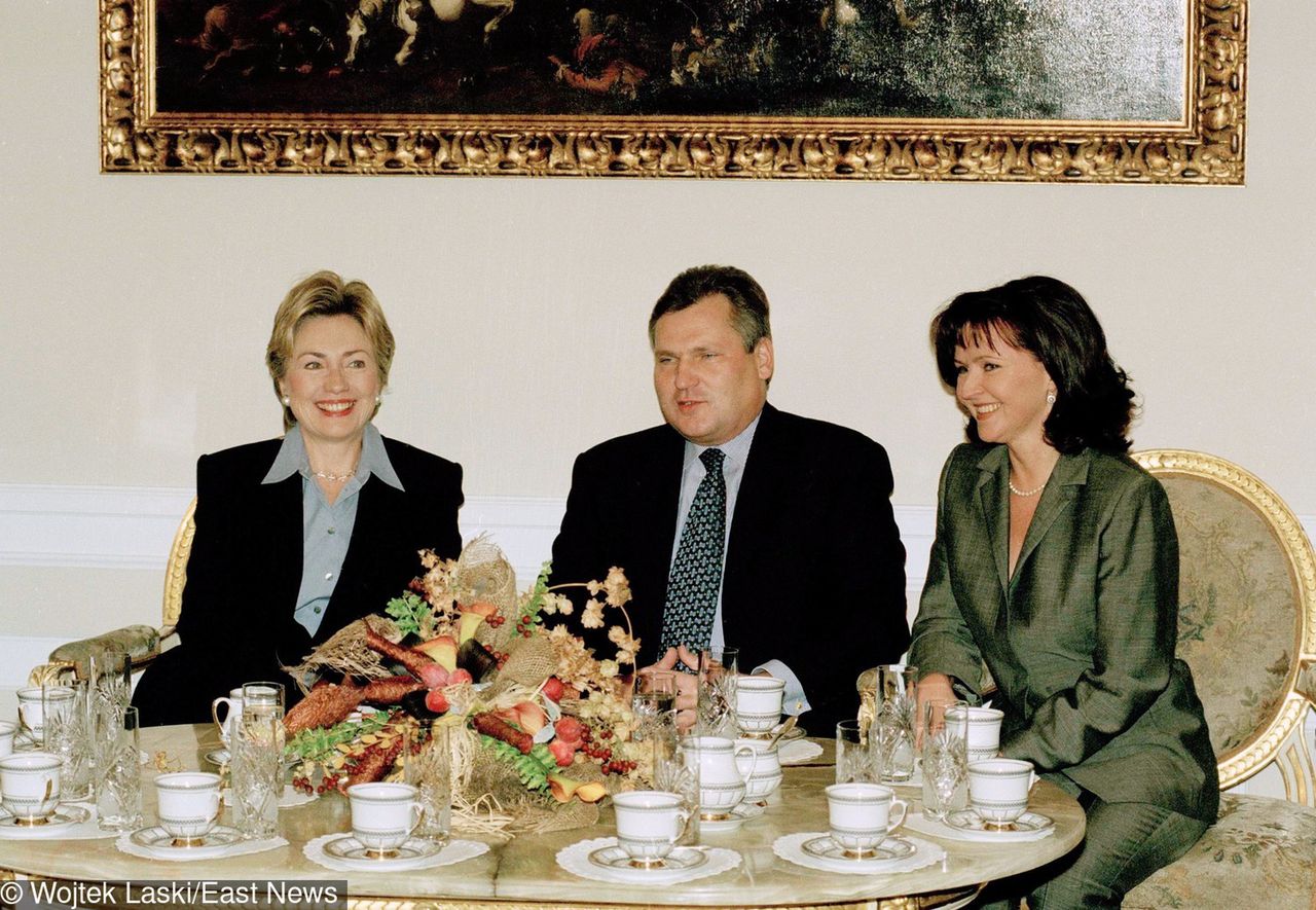 Jolanta Kwaśniewska i Hillary Clinton (1996)