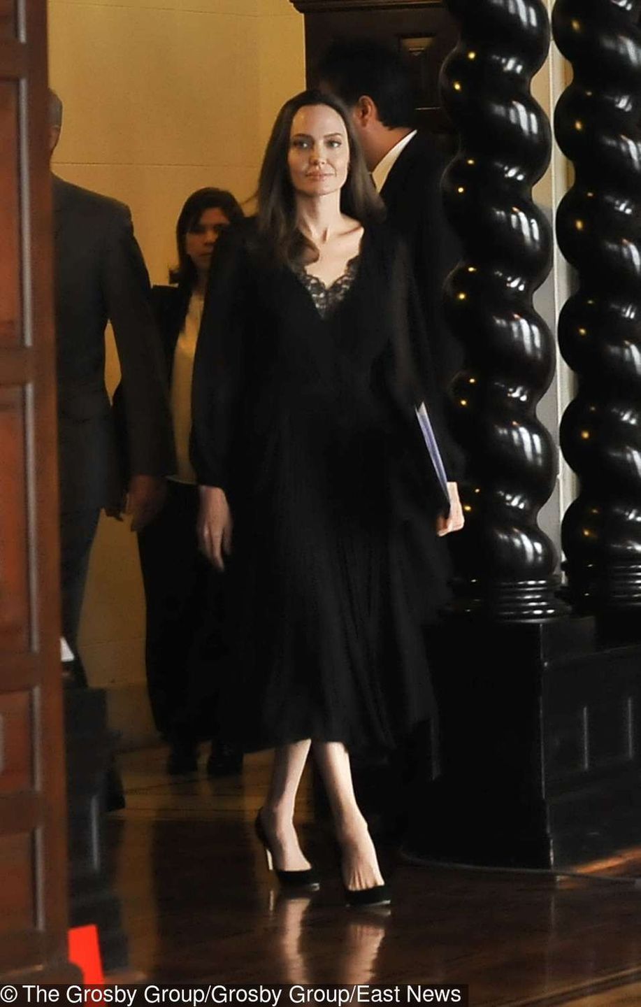 Śliczna Angelina Jolie z misją w Peru