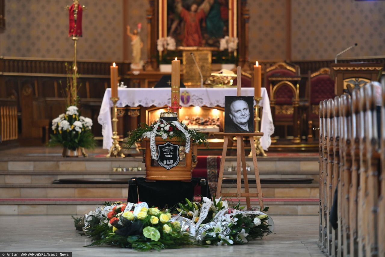 Pogrzeb Andrzeja Ruska