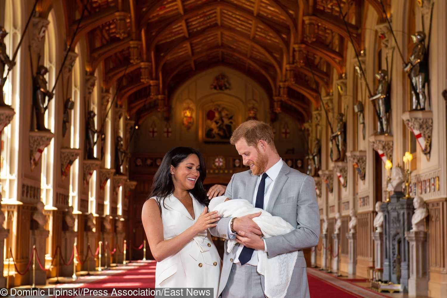 Sesja zdjęciowa Meghan Markle i księcia Harry'ego z synem