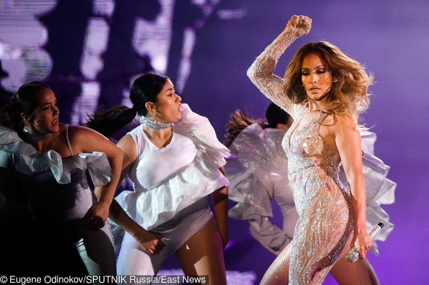 Koncert Jennifer Lopez na stadionie w Moskwie