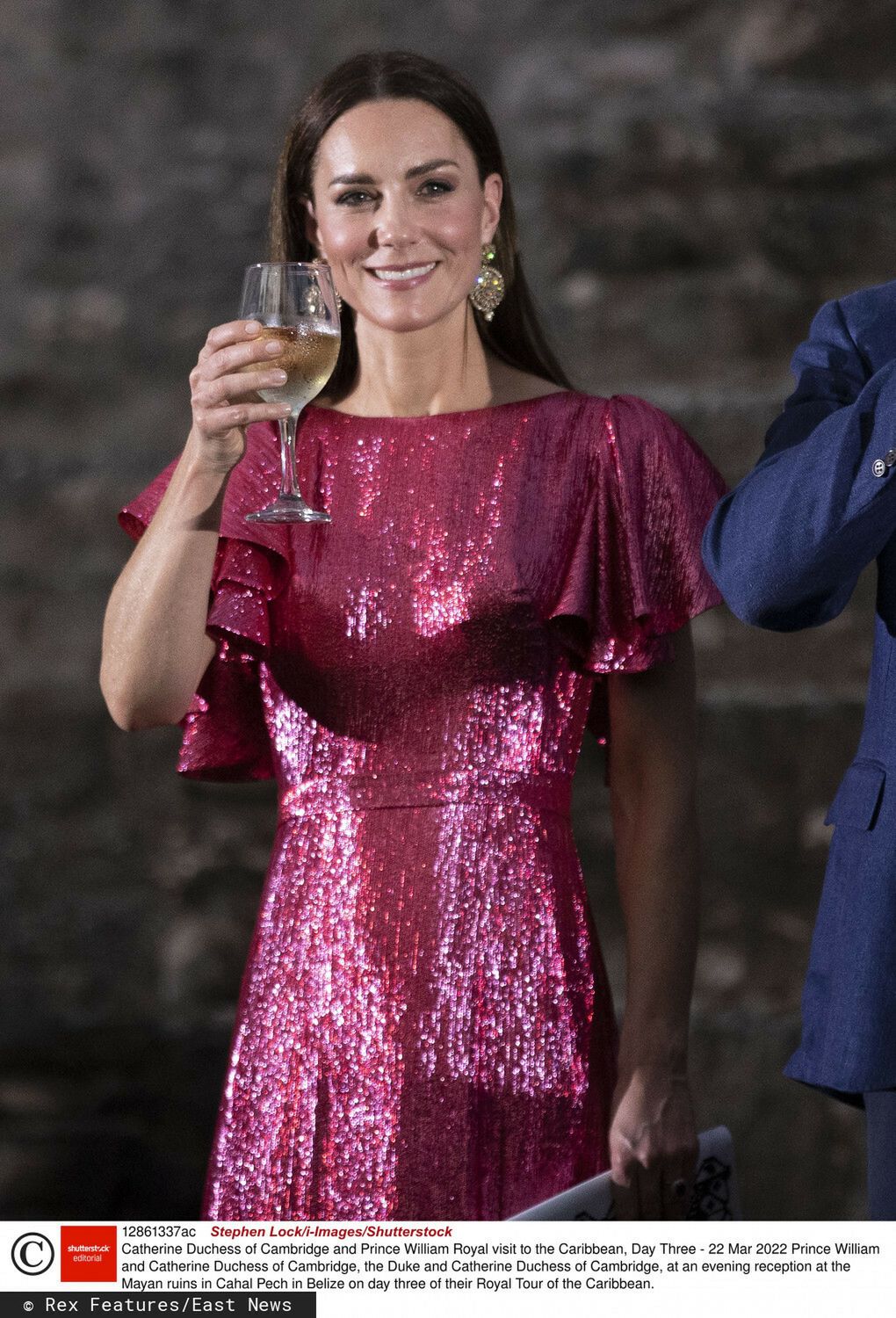 Księżna Kate w różowej sukience w Belize