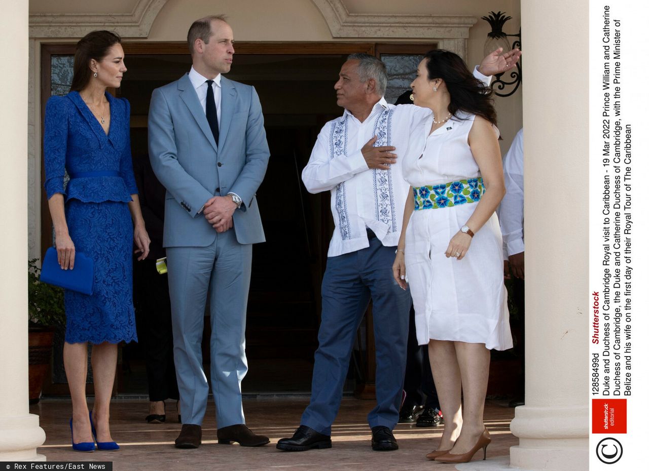 Księżna Kate i Książę William w Belize | fot. Eastnews