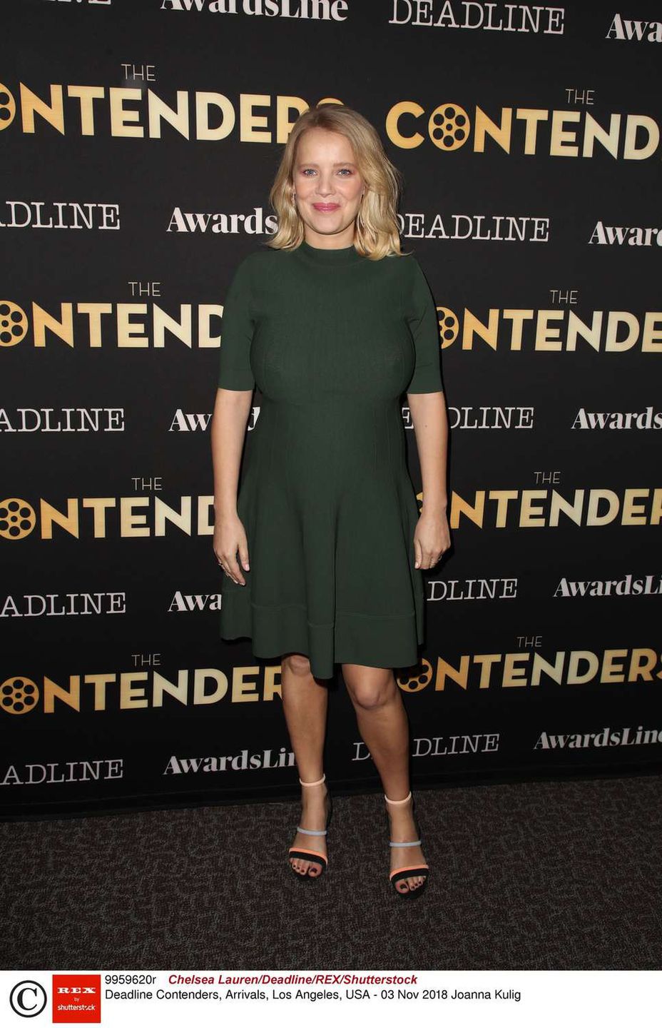 Ciężarna Joanna Kulig na festiwalu w Los Angeles