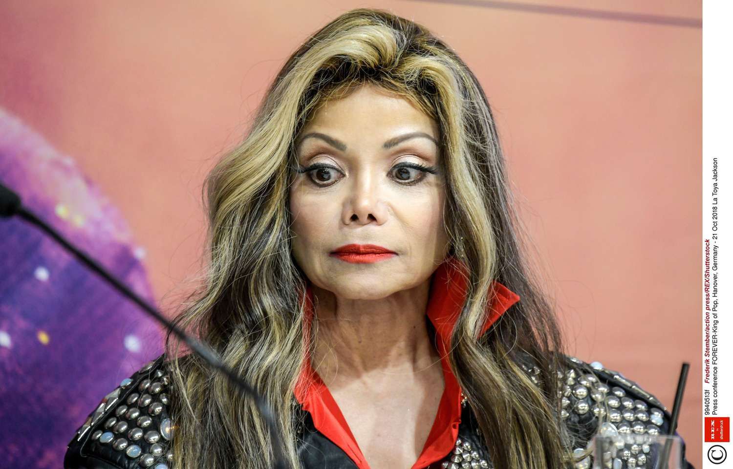 La Toya Jackson na konferencji w Hanowerze