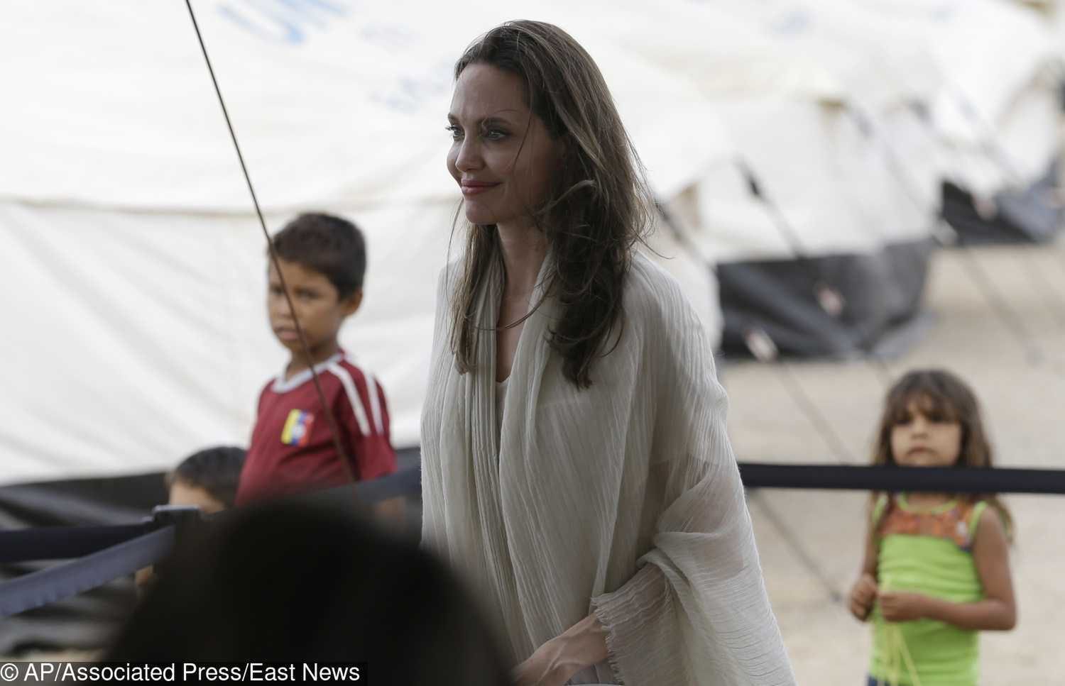 Angelina Jolie podczas przemówienia