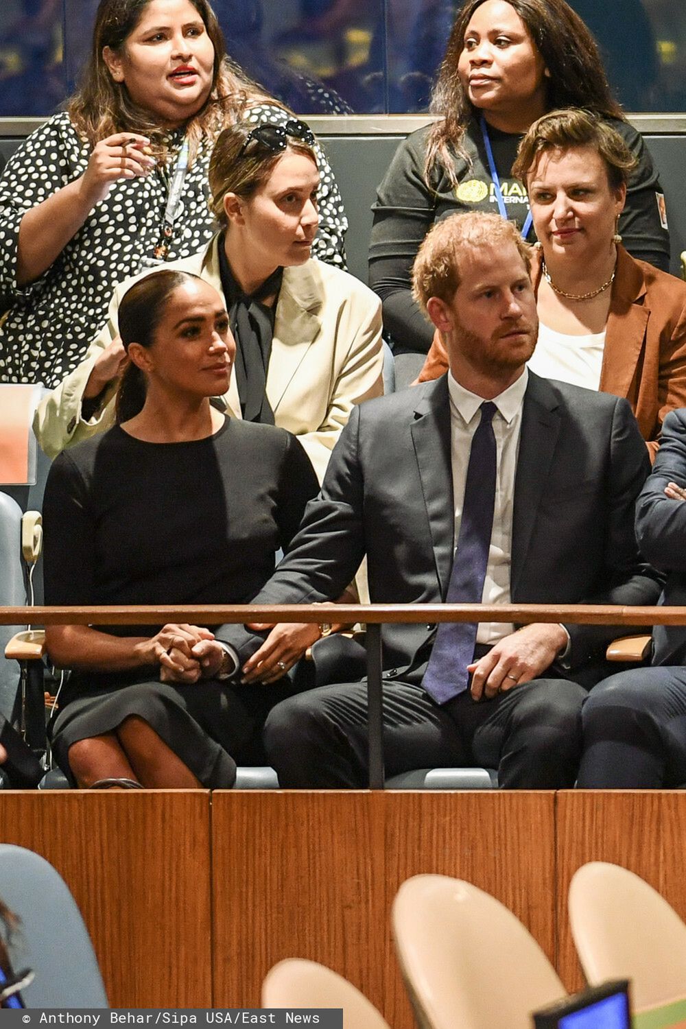 Meghan Markle i książę Harry w siedzibie ONZ w Nowym Jorku