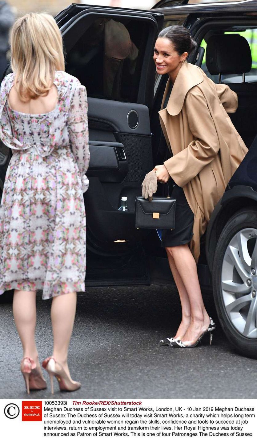 Meghan Markle w szpilkach Giovanni Rossi
