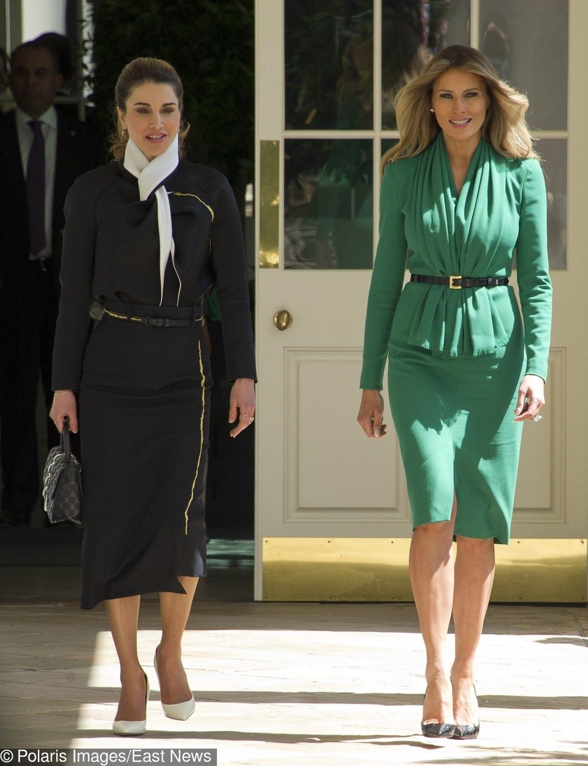 Melania Trump i królowa Rania (Jordania)