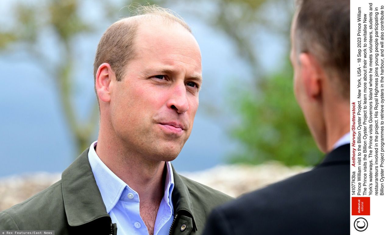 Mandatory Credit: Photo by Anthony Harvey/Shutterstock (14107743ba)
Prince William
Prince William visit to the Billion Oyster Project, New York, USA - 18 Sep 2023
The Prince visits the Billion Oyster Project to learn more about their work to revitalise New York's waterways. The Prince visits Governors Island where he meets volunteers, students and restauranteurs involved in the project. His Royal Highness joins young people participating in Billion Oyster Project programmes to retrieve oysters in the harbour, and will also contribute to the project by assisting in putting oysters back into the Hudson River.